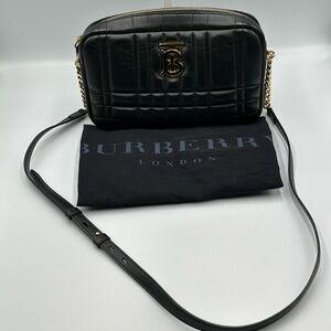 Burberry Quilted Calfskin Lola Camera Bag – Black